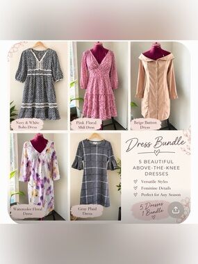 Bundle of Women’s Dresses for Fall School / Work
